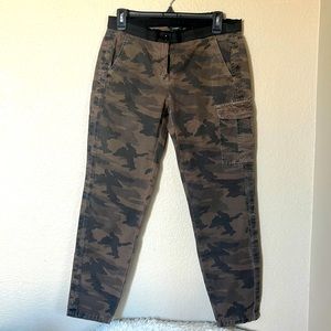 J.CREW Women City Fit Pants sz 2 Elastic Waist